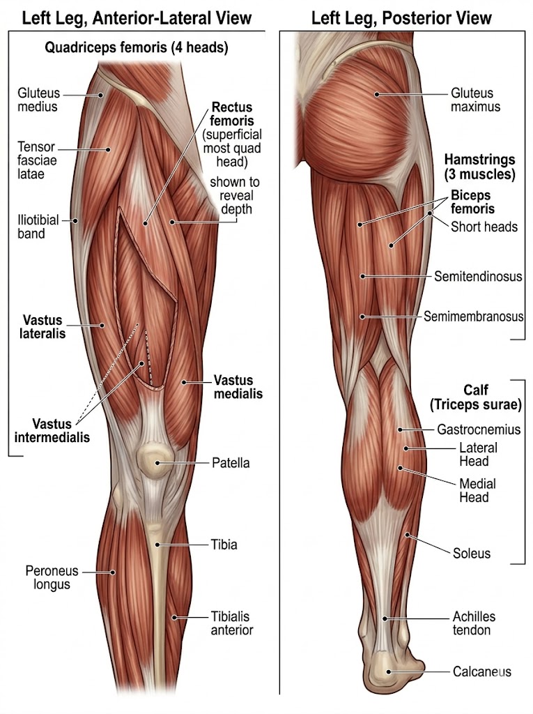 Leg anatomy